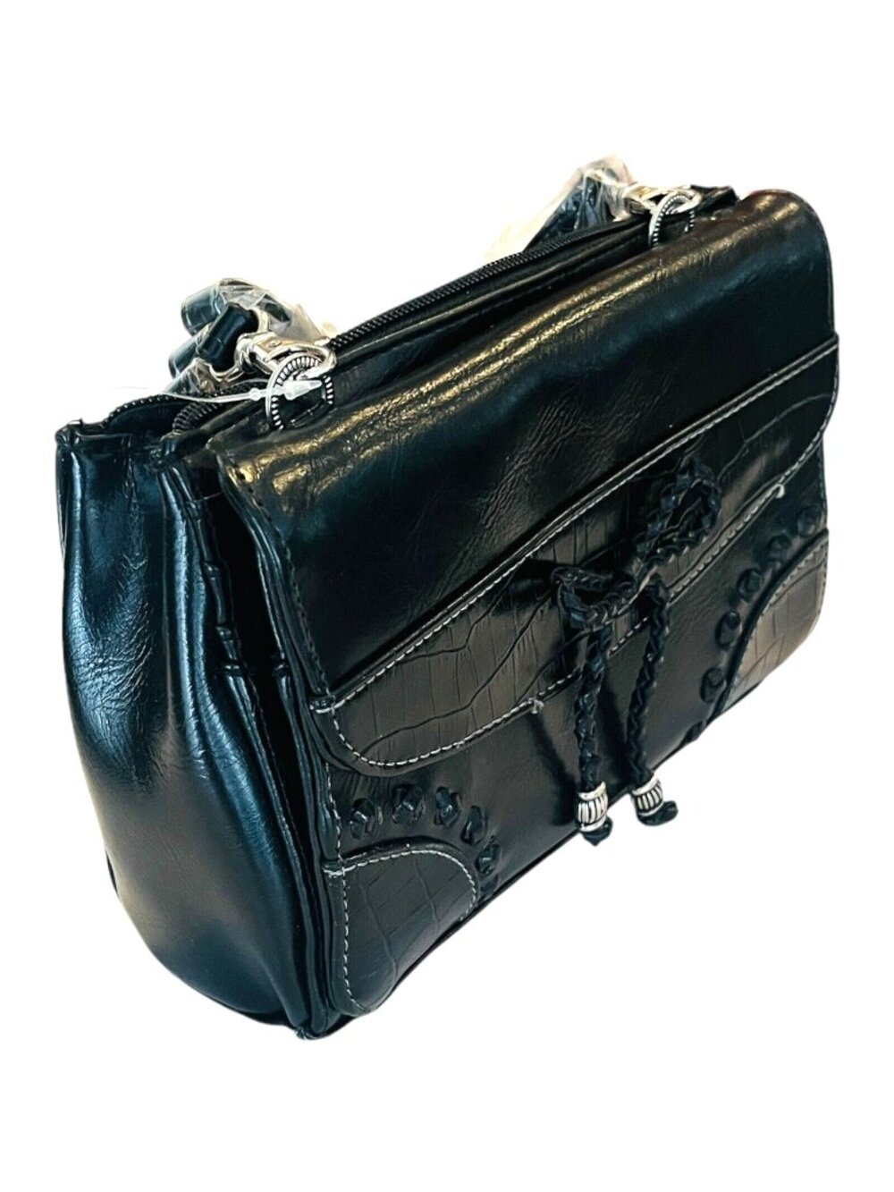 Coldwater Creek Black Venice Mini Purse / Handbag - NEW with Tags